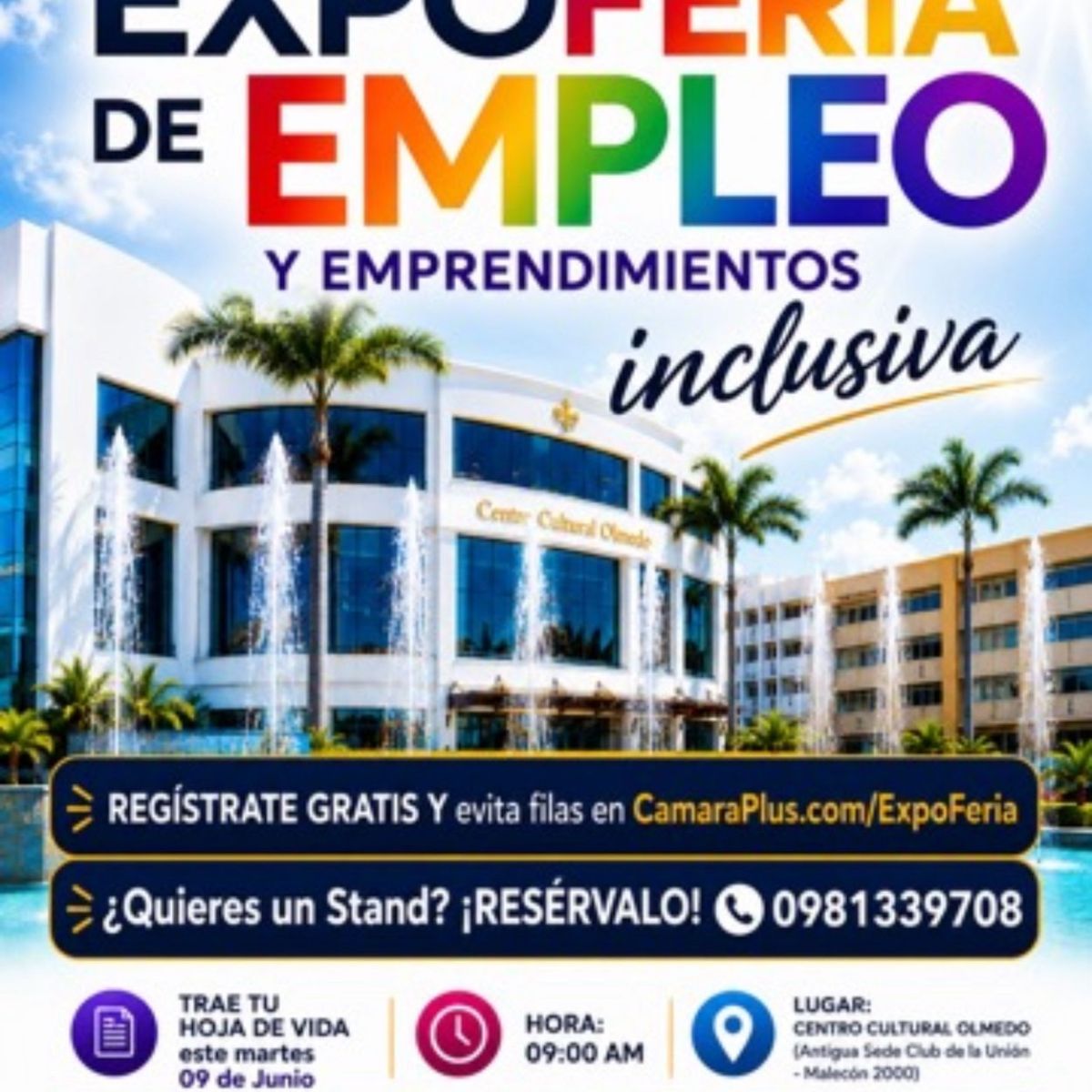 Primera expo de empleo y emprendimientos einclusivos LGBT+ en Guayaquil